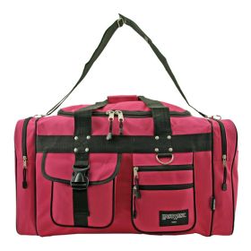 Large Gym Duffle Bag - Hot Pink