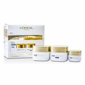L'oreal By L'oreal Age Perfect Programme: Day Cream + Eye Cream + Night Cream --3pcs For Women