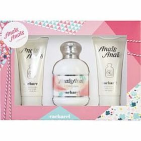 Anais Anais L'original By Cacharel Edt Spray 3.4 Oz & Two Body Lotions 1.7 Oz For Women