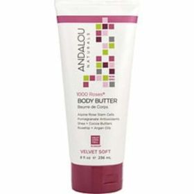 Andalou Naturals By Andalou Naturals 1000 Roses Velvet Soft Body Butter --236ml/8oz For Anyone