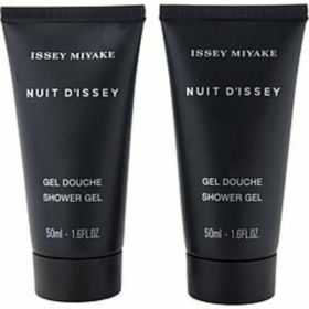 L'eau D'issey Pour Homme Nuit By Issey Miyake Shower Gel 1.7 Oz X 2 For Men