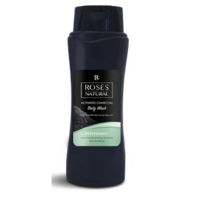 Activated Charcoal Body Wash - Peppermint 18oz (Pack of 1)