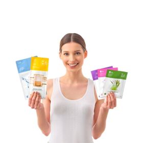 Beauty Spa Set: 3 Facial Masks, 1 Hair & 1 Foot Mask (Pack of 5) (Pack of 5)