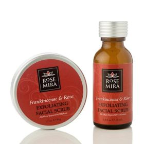 Frankincense and Rose Exfoliating Facial Scrub - 2oz (Pack of 1)