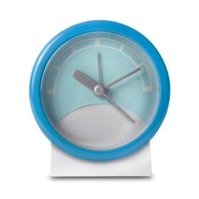 Stand Up Analog Alarm Clock (Blue/White)